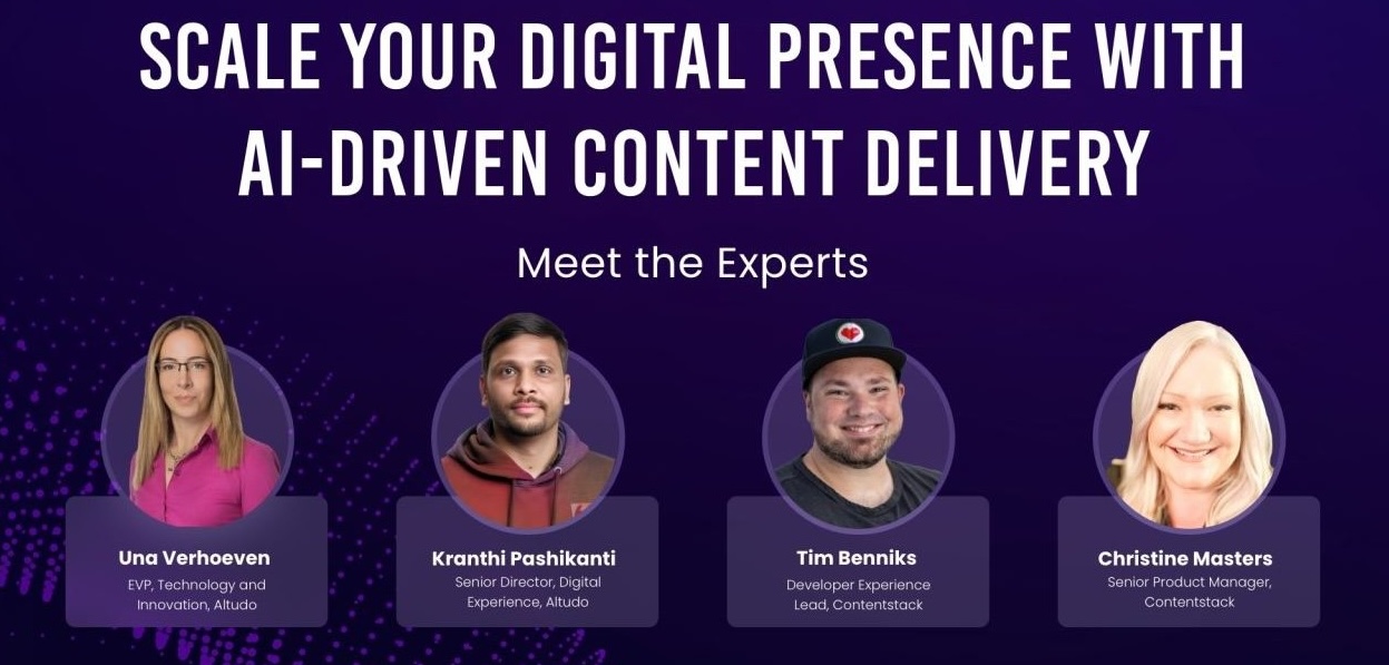 Webinar still — Beyond the Hype: AI-Powered Contentstack Delivery in Practice